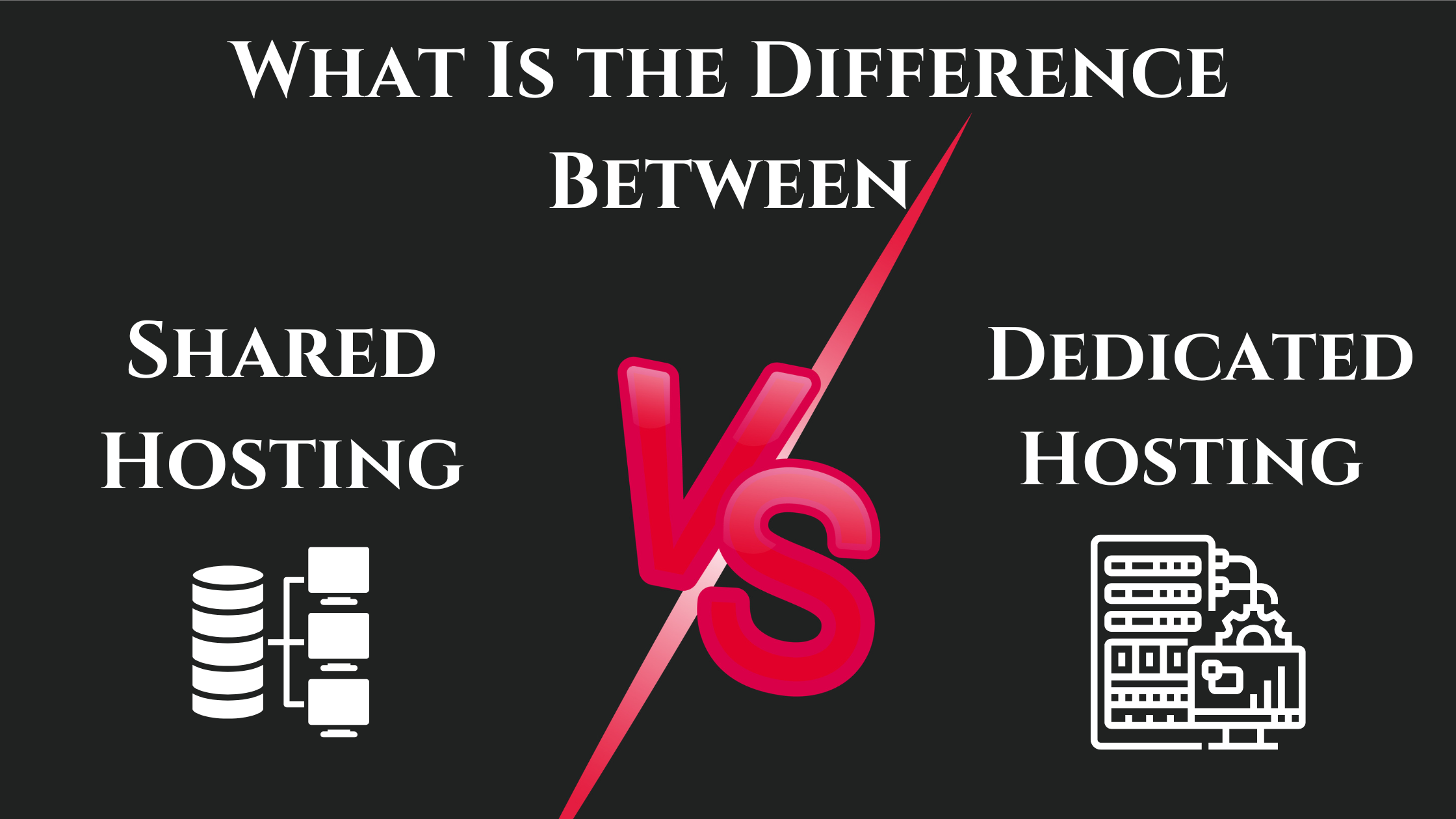 What Is the Difference Between Shared Hosting & Dedicated Hosting?