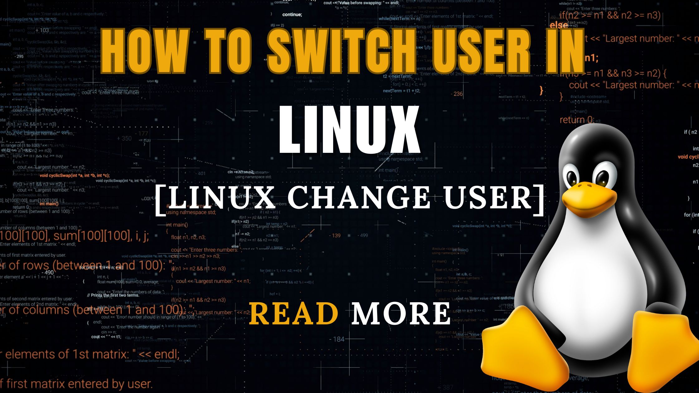 How to Switch User in Linux [Linux Change User]