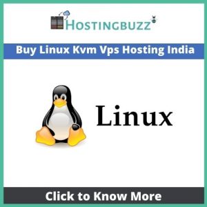 Buy Linux KVM Hosting India