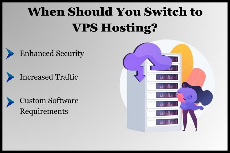 When your site's traffic exceeds shared hosting, consider upgrading to VPS hosting from the top hosting company for improved speed and reliability.