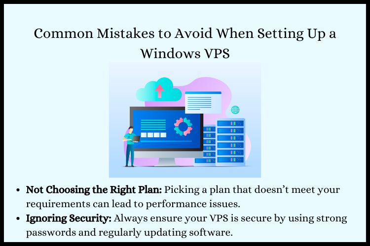 Common Mistakes to Avoid When Setting Up a Windows VPS